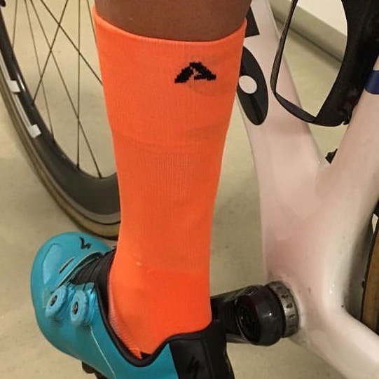Nashbar Cycling Socks 3 ORANGE Size M/L Pairs