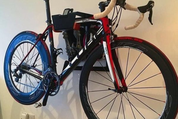 Vertical hanging system for racing bike