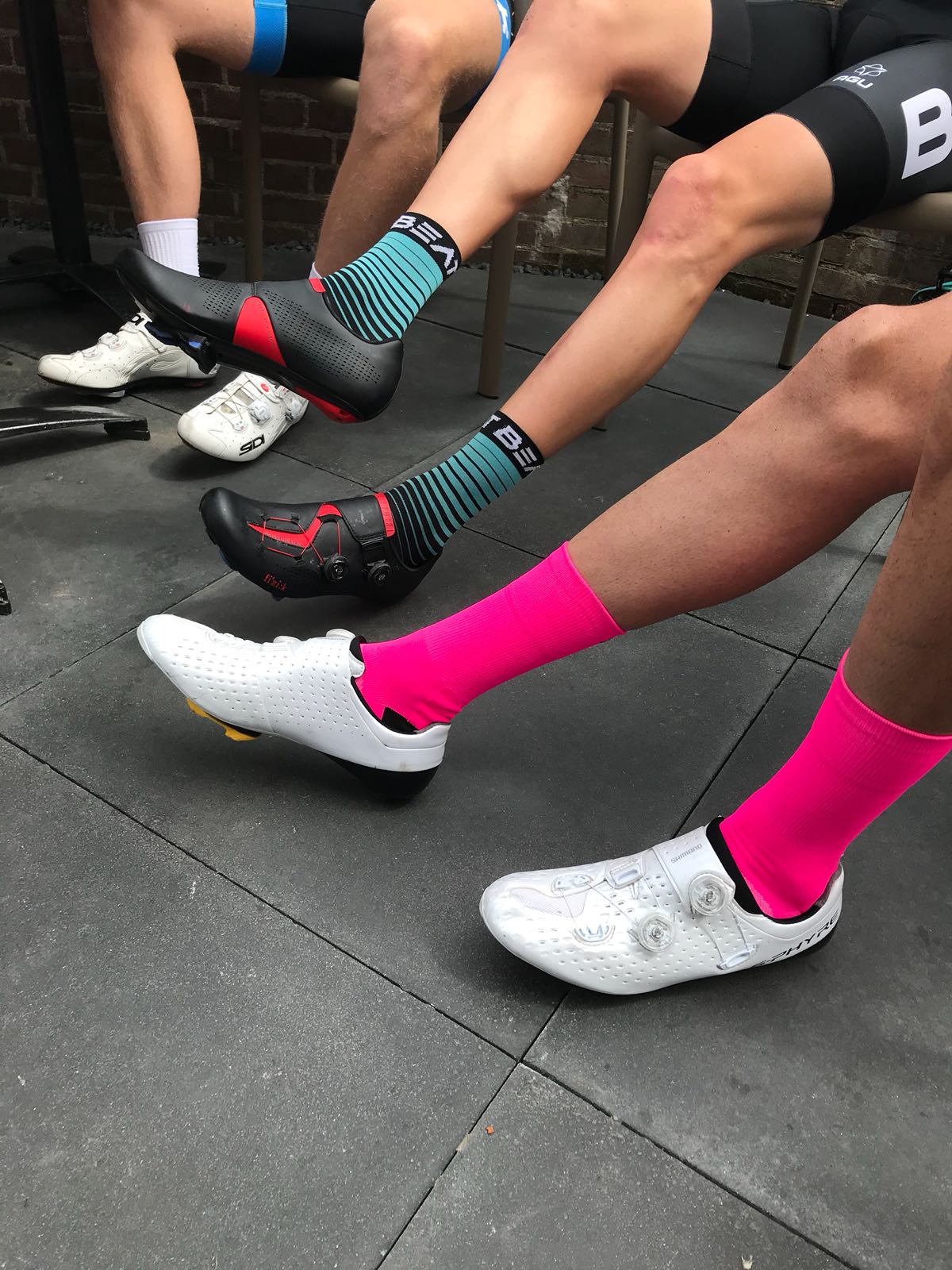 long cycling socks