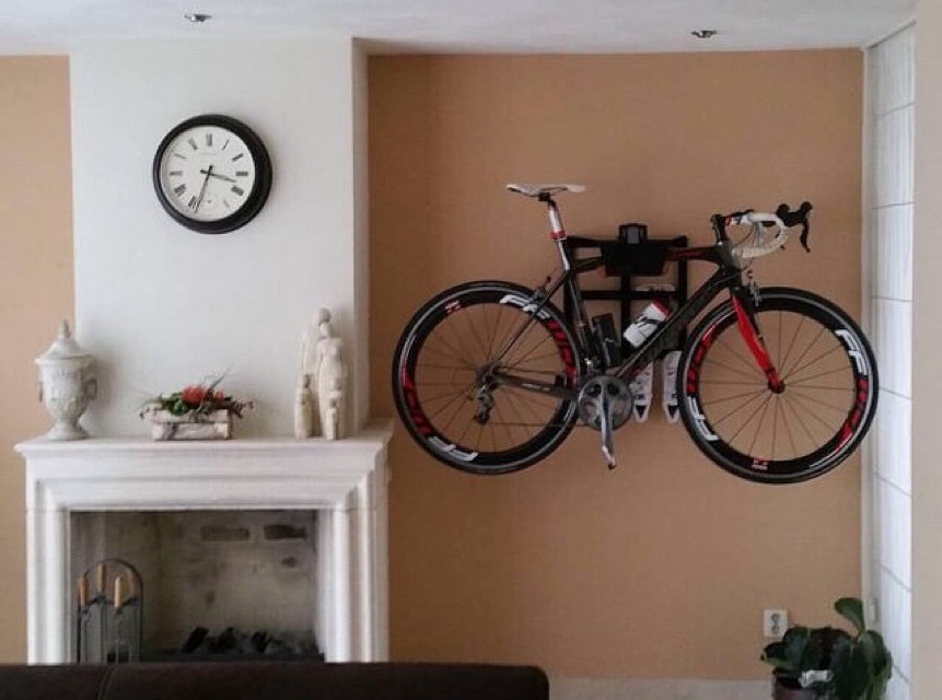 bike wall mount living room